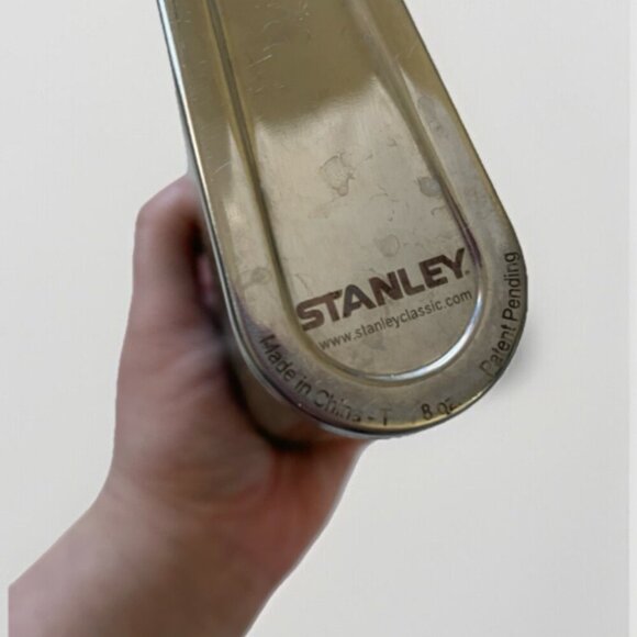 Stanley Classic Easy Fill Wide Mouth Flask | 8 OZ camping hiking travel green - Picture 3 of 4